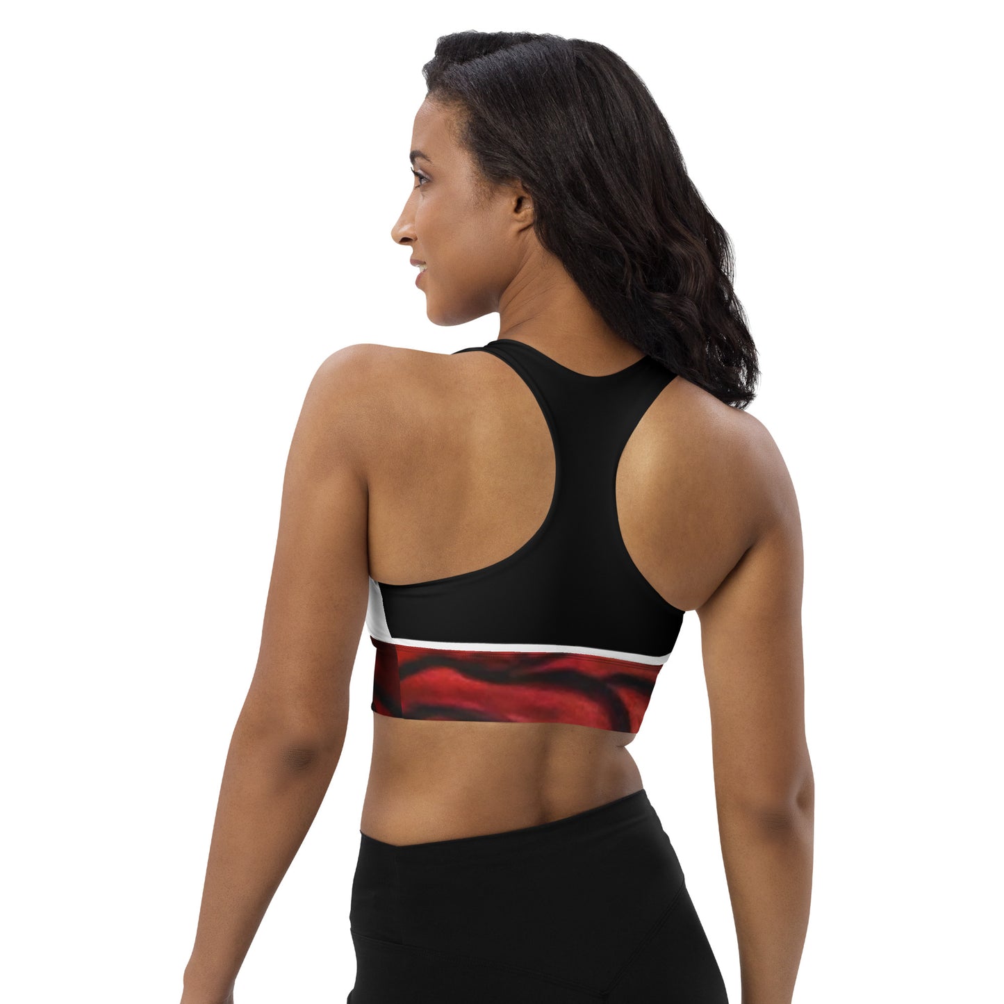 Velvet Rose Longline sports bra