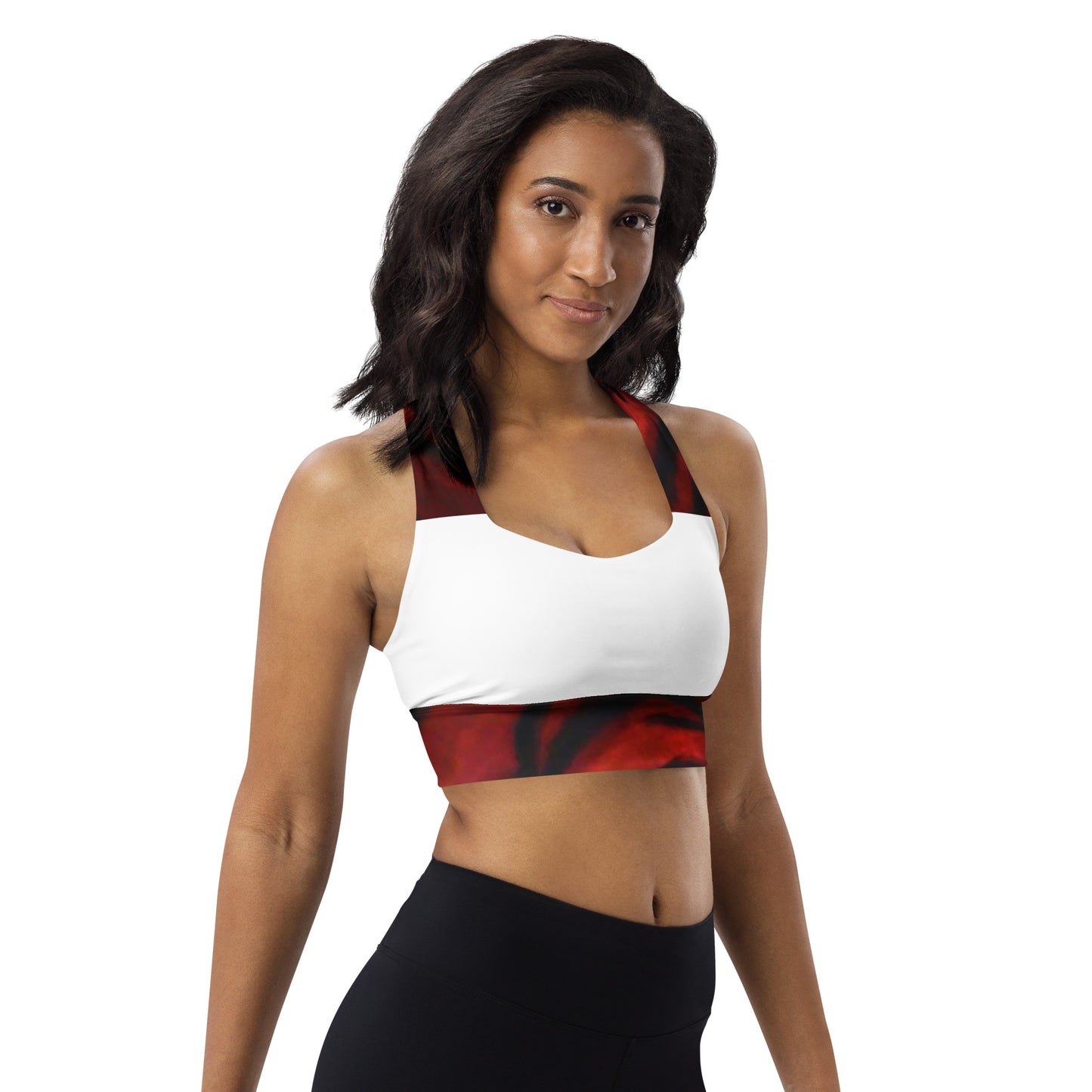 Velvet Rose Longline sports bra